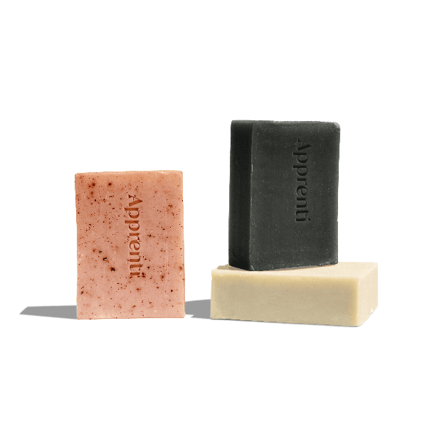 Essential Soap Trio Bundle - Basic, Soft, & Detox
