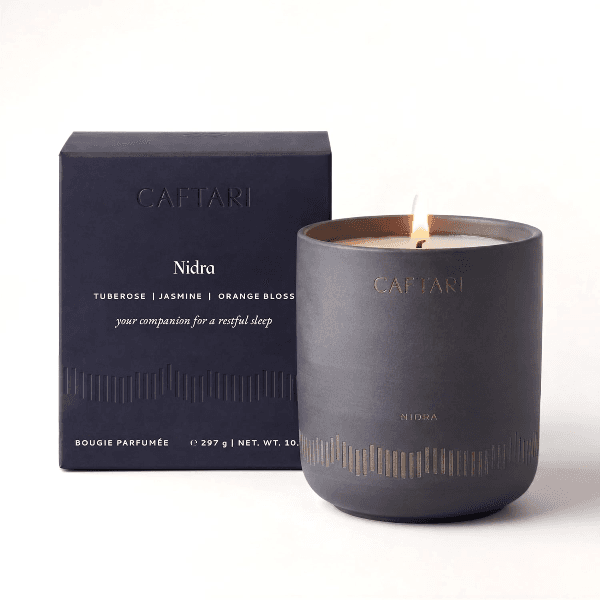 Nidra | The custom wellness candle that helps them rest | Available for customization